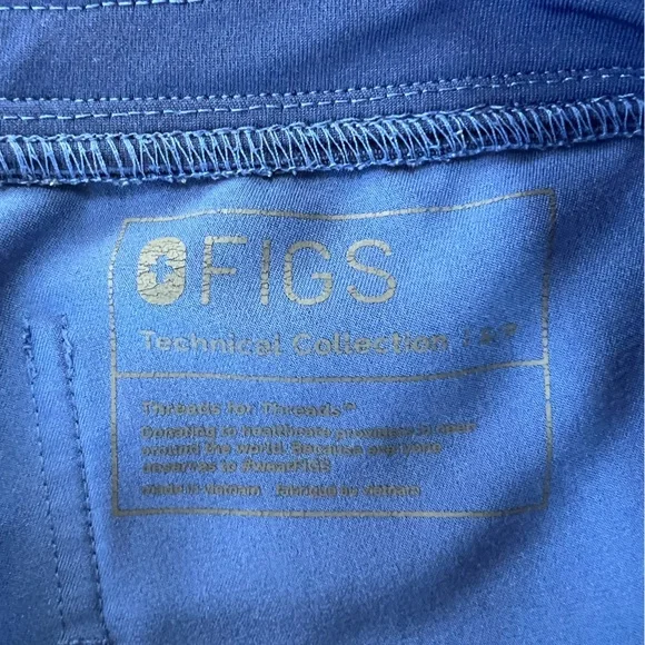 FIGS Zamora Jogger Scrub Pants in Limited Edition Denim Blue (PO# 1660), S/P - Picture 7 of 10
